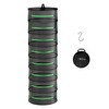 iPower 2ft 8-Layer Foldable Herb Mesh Rack with Zippers Hanging