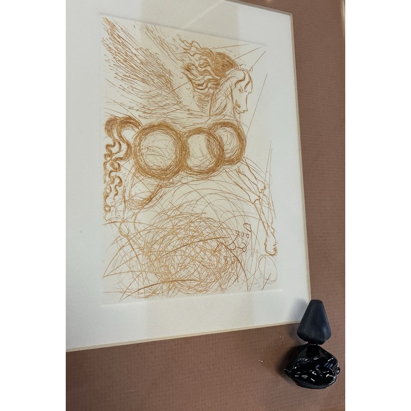 Salvador Dali Women’s Perfume Parfum Mini .17 Oz Black Glass