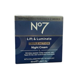 No7 Lift & Luminate Triple Action Night Cream - 1.69oz