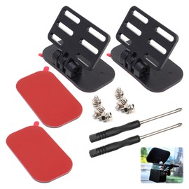 2Pcs Car Camera Mount,Universal Dash Cam Holder,Dashcam Rear Window Mount,Rear Camera Holder,Universal Dash Cam Rear Bracket