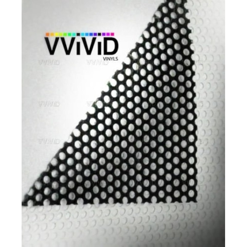 VViViD One-Way Perforated Vinyl Privacy Window Film Adhesive Glass Wrap