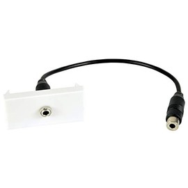 AV:Link | Wall Plate Module - 3.5mm Stereo Jack to Female Tail