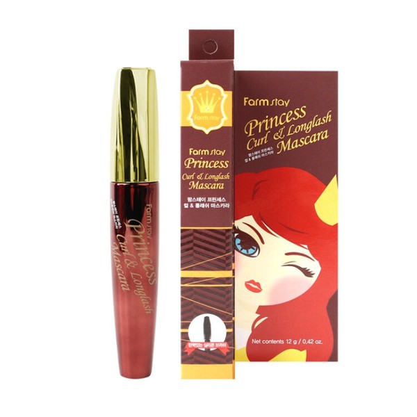 Farmstay Princess Curl & Long Lash Mascara 12g / 팜스테이