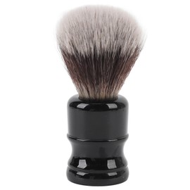 Lathering Brush Beard Curved Handle Dirt Removal Easy Cleaning Synthetic Lathering Brush