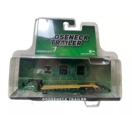 Greenlight 1:64 Scale Hobby Exclusive 30390 Black Gooseneck Trailer New Chase