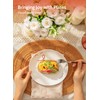 Sweese Porcelain 7.8 Inch Dessert Plates Set of 6 -