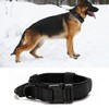 Tactical Dog Collar, Military Nylon Dog Collar Thick with Handle