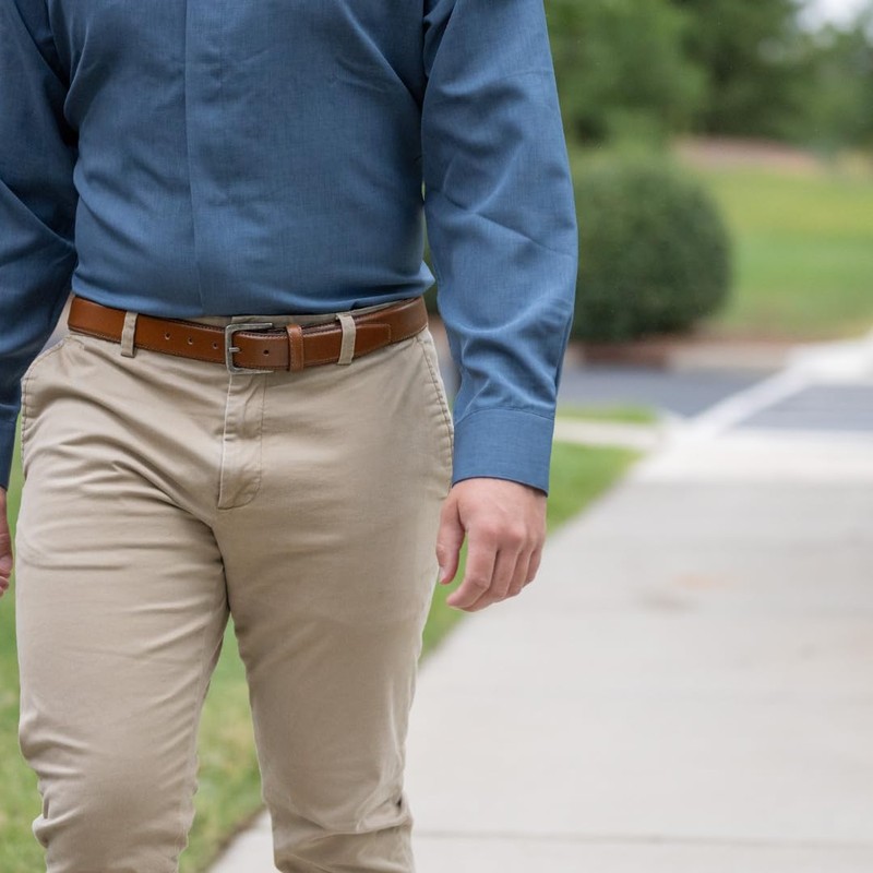 Nickel Zero Explorer Tan Belt (38")