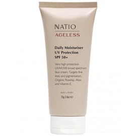 Natio Buy Natio Ageless Daily Moisturiser UV Protection SPF 50+ 75g Online