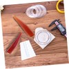 VILLFUL 3pcs Agate Jewelry Polishing Tool Set Gold Silver Ring