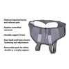 Wonder Care- Grey Hernia belt for men Truss Brace with