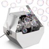Theefun Bubble Machine: 750ML Metal Automatic Bubble Maker, Portable Professional