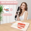 KarSyon Hot Tools Organizer Heat Resistant Mat Case Hair Tools