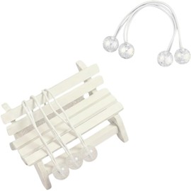 Paquete de 6 Pares de Bolitas Pelo Bandas para Cabello Transparentes Ligas Elásticas con Doble Esfera Efecto Cristal Accesorios de Peinado para Niñas y Mujer Set de Coletas Escolares Resistentes