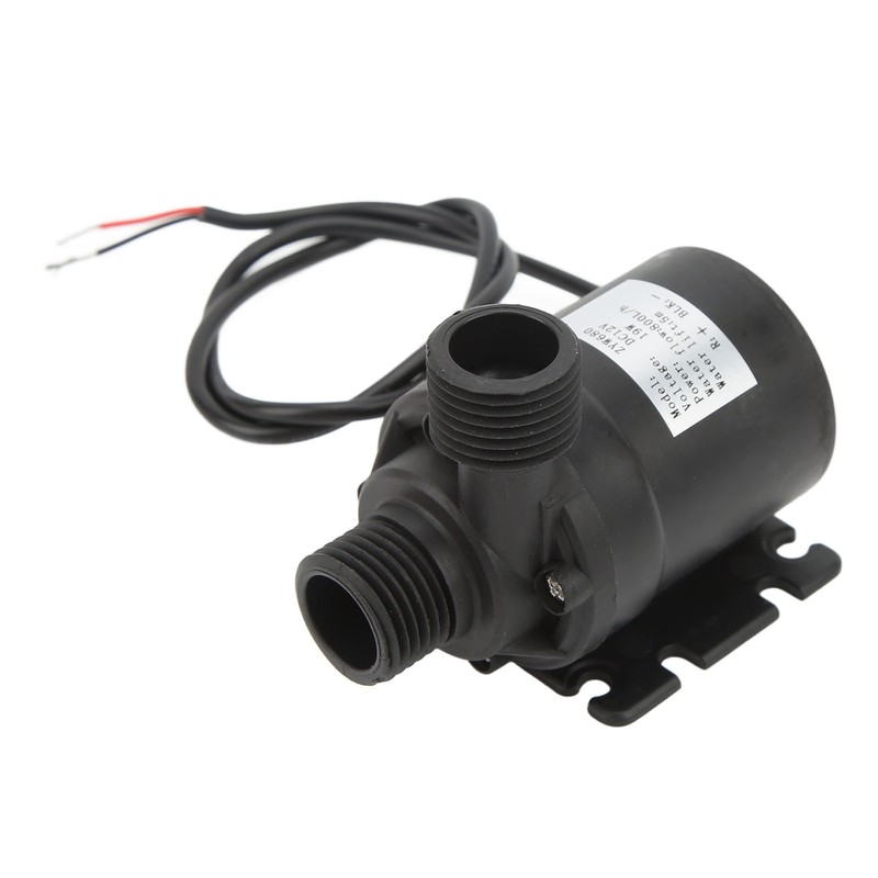 Brushless Water Pump DC12V 16.4ft Lift Height I68 Waterproof Low