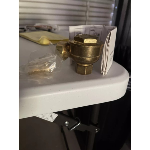 Hoffman Specialty Thermostatic Steam Trap Brass 1/2" 402002 8C-A-125