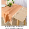 ShinyBeauty Square Tablecloth Cotton Linen Tablecloth Wrinkle Resistant Dust-Proof Table