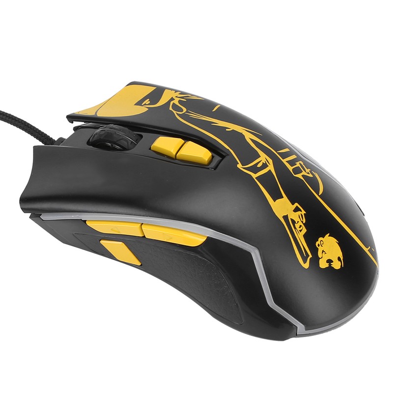 Gaming Mouse M762 RGB USB Wired 6 Adjustable DPI Ergonomic