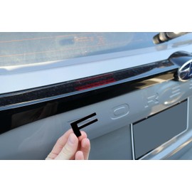 Limitless-Parts Rear Trunk Tailgate Letter Inserts Compatible with 2025 Subaru Forester New Body Style 1/16" Letters with Adhesive- Gloss Black