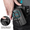 Toolless Adjustment Glock 19/17 Holster, Level II Retention OWB Holster