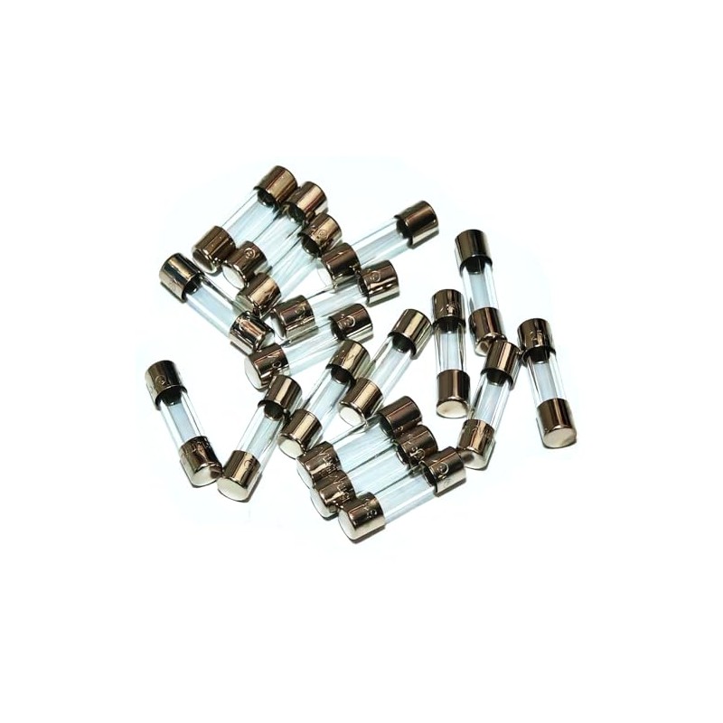 Generic 0.3A/300MA 250V Glass Quick Blow Fuses, 6*30mm (20 Pack)