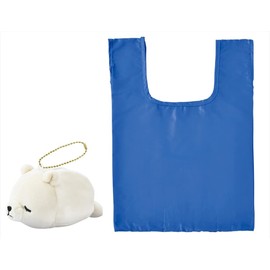Ribuhahato 88413-11 Palm Eco Bag Shirokuma Lucky (Pouch: Total Length: Approx. 2.8 inches (7 cm); Bag: Total Length: Approx. 17.1 inches (43.5 cm); Compact