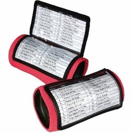 Cutters Triple Playmaker Wristcoach (Red, Youth)