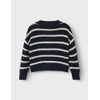 NAME IT Girl Striped Cardigan, Dark Sapphire