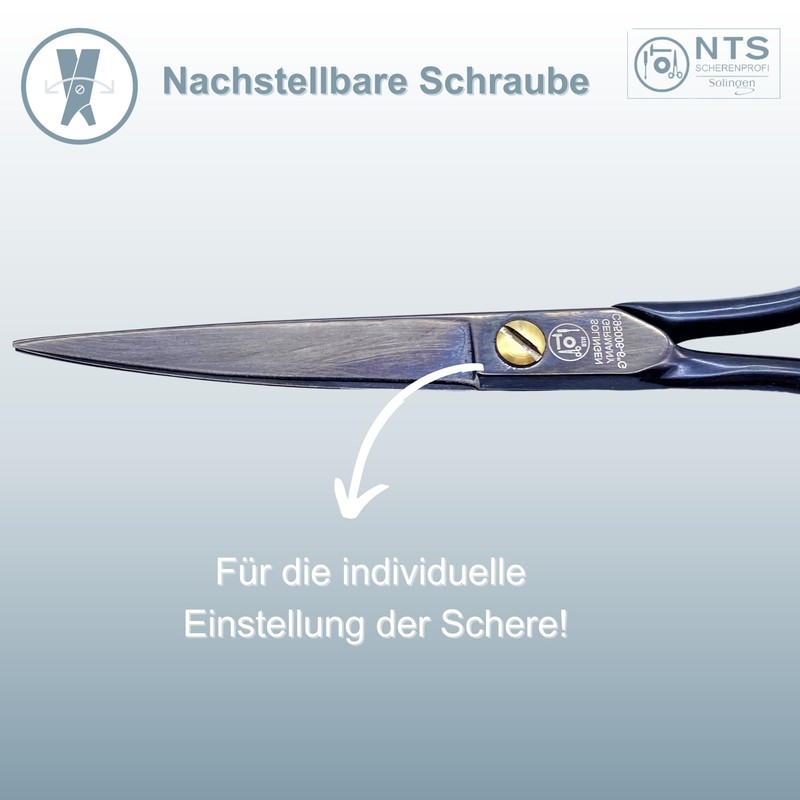 NTS-Solingen Black Edition | Tailor's Scissors | Fabric Scissors |