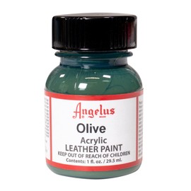 Angelus Acrylic Leather Paint, 1 Fl Oz (Pack of 1), Olive