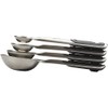OXO Stainless Steel Measuring Spoon Set, Silver, 4-Piece
