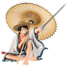 One Piece BANPRESTO WORLD FIGURE COLOSSEUM Zoukei King Summit Decisive Battle 2 Vol. 6, Monkey D. Luffy Figure, Set of 2