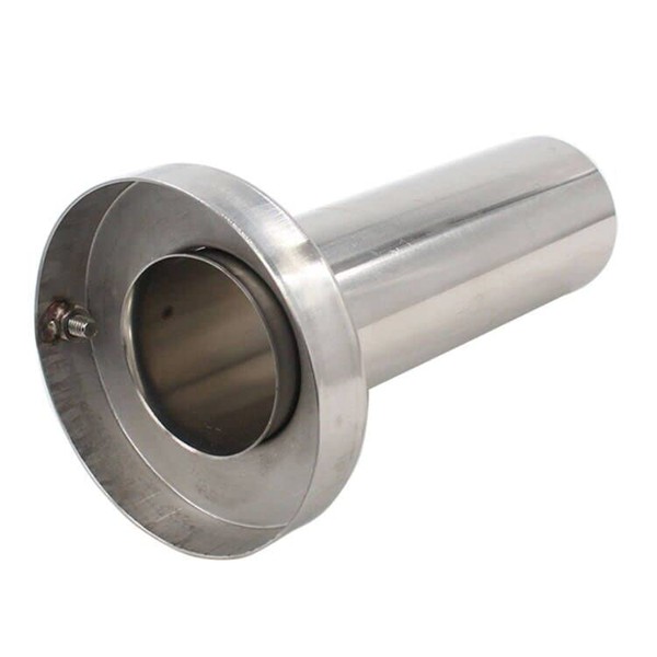 4'' inch Stainless Steel Round Exhaust Muffler Tip Removable Silencer Inner Silence