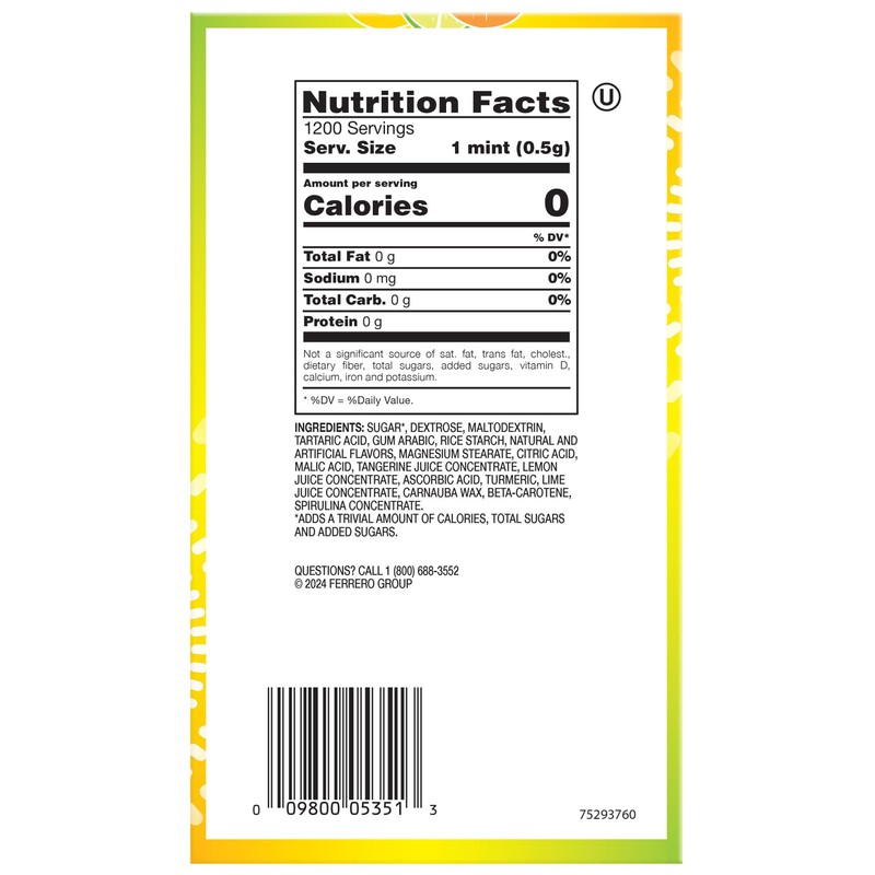 Tic Tac Citrus Adventure Mints, Bulk 12 Pack, Mints On