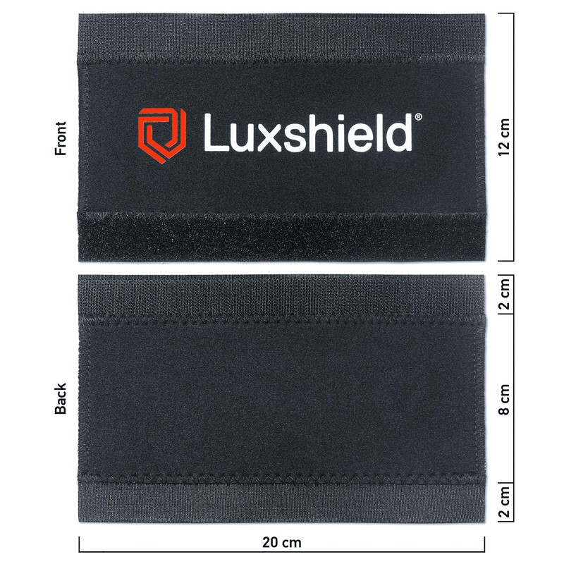 Luxshield Chainstay Protector 2 pack Neoprene, Chain Guard, Bike Frame