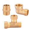 TopHomer 2Pcs Hex Reducing Nipple, DN20 3/4" Male Thread Pipe