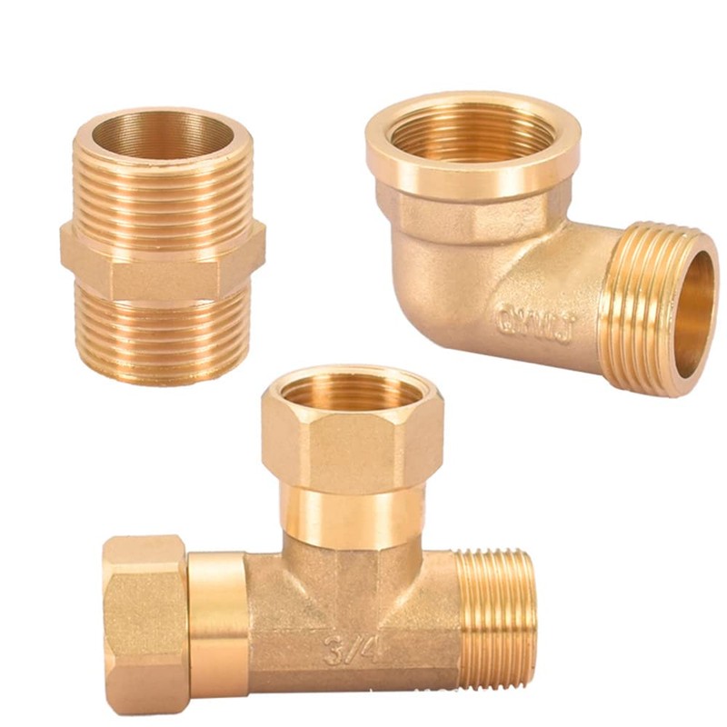 TopHomer 2Pcs Hex Reducing Nipple, DN20 3/4" Male Thread Pipe