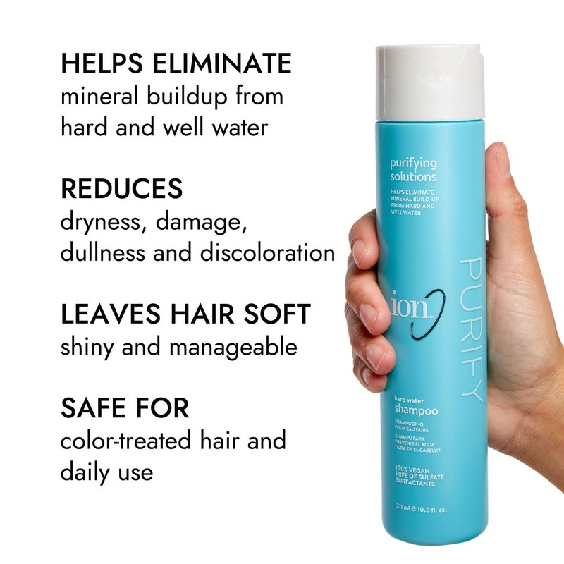 ion Purifying Solutions Hard Water Shampoo, Gentle Cleansing For All