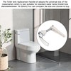 1 SetToilet Flush Handle Replacement, Universal Alloy Toilet Flush Lever