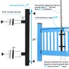 Heavy Duty Patio Umbrella Holder, Stainless Steel Offset Umbrella Stand