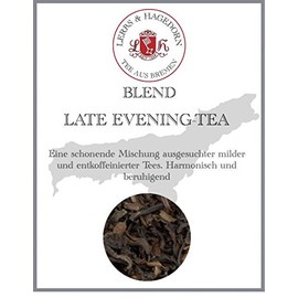 Lerbs & Hagedorn, Black Tea Blend Late Evening Tea | Soft, Balanced, Aromatic 2 kg Approx. (162 Litres)