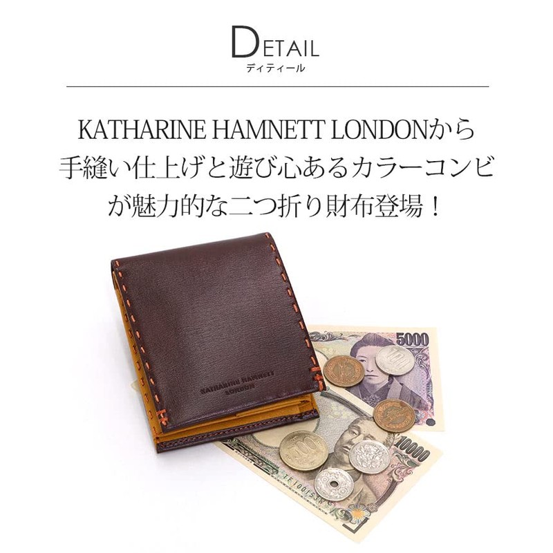 Catherine Hamnet London Bifold Wallet, Color Tailored 2, Made in