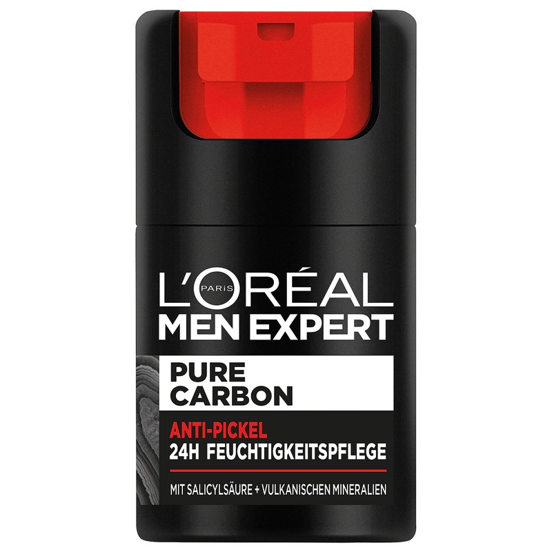 L'Oréal Men Expert Anti-Pimple Moisturiser, Effectively Fights Pimples, Pure Carbon,