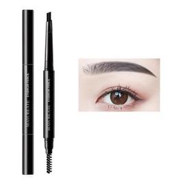 ZVEV Double Ended Eyebrow Pencil Eyebrow Brush Long Lasting Natural Waterproof Anti-Sweat Anti-Fade Natural Eyebrow Makeup Fluffy Eyebrow Wild Eyebrow Eyebrow Eyebrow Powder Eye Makeup