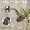 Aqua Elegante Pressure Boosting Shower Head - 3 Inch Wall