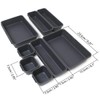 iGadgitz Home U7125 Plastic Drawer Organiser, Drawer Divider, Drawer Tidy,
