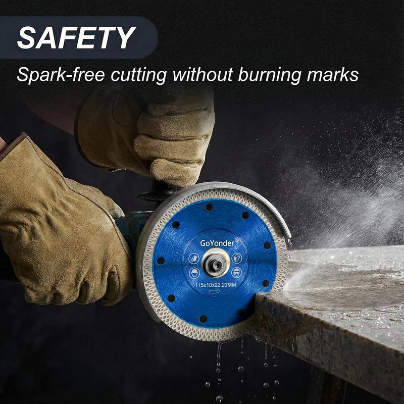 GoYonder 4.5 Inch Super Thin Diamond Saw Blade for Cutting