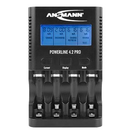 Ansmann Powerline 4.2 Pro Individual Battery Charger for AA, AAA + USB Port