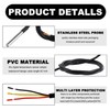 BOJACK DS18B20 1M Temperature Sensor Temperature Probe Stainless Steel Package