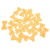 20pcs Rubber Dog Squeaky Bone Toy Teeth Cleaning Dog Bone